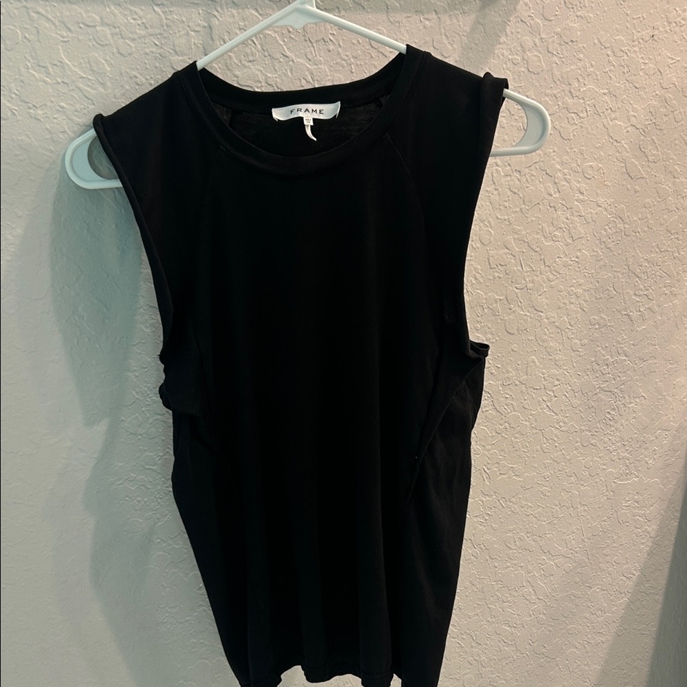 Frame Denim Black Muscle Tee